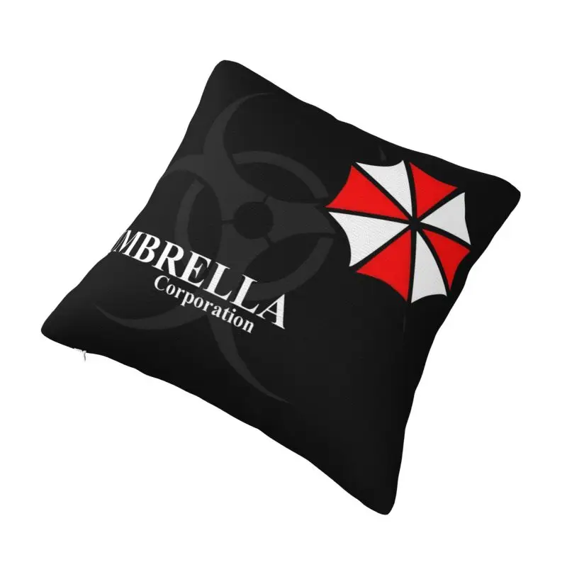 Custom Modern Umbrella Corporations Sofa Cushion Cover Polyester Pillow Case