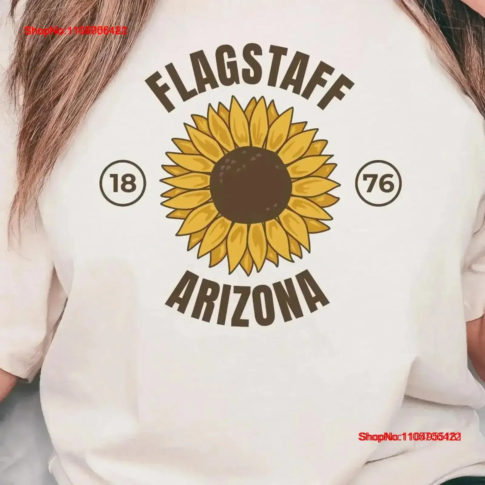 Flagstaff Arizona T Shirt Lake Mary Ashurst vintage Washed Breathable Soft Stretched fashion streetwear Versatile Comfortable