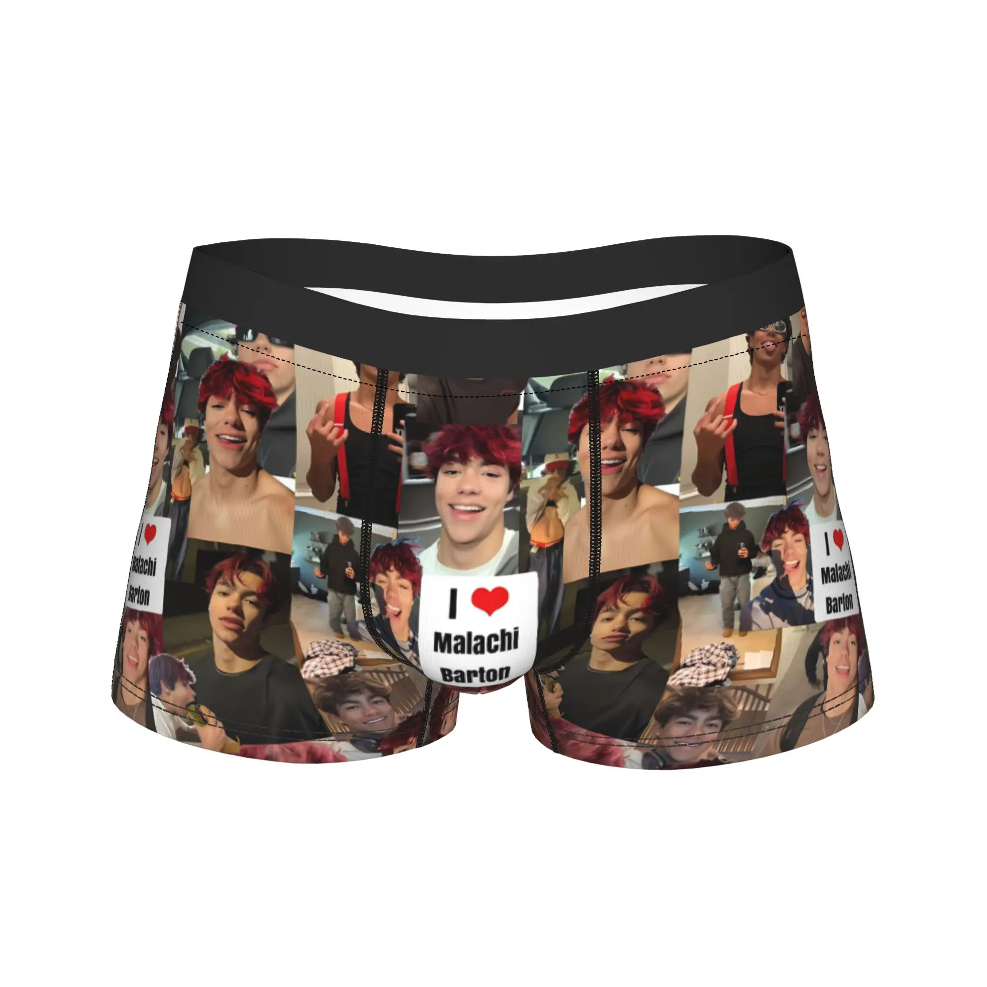 

Мужские трусы-шорты Malachi Barton: сексуальные, мягкие, с дизайнерским кроем, с объемным карманом, большие размеры