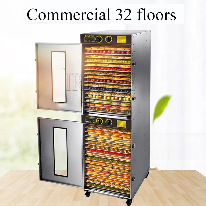 30 Layers Commercial Fruit Food Dryer LT-95 Stainless Steel Fruit/ Vegetables/ Pet Meat Drying Machine Electric Food Dehydrator