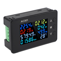 KWS-AC301 Wattmeter Power Meter Voltmeter AC 50-300V Voltage 50-60HZ Power Analyzers LED AC Electricity Meter 0-20/100A Detector