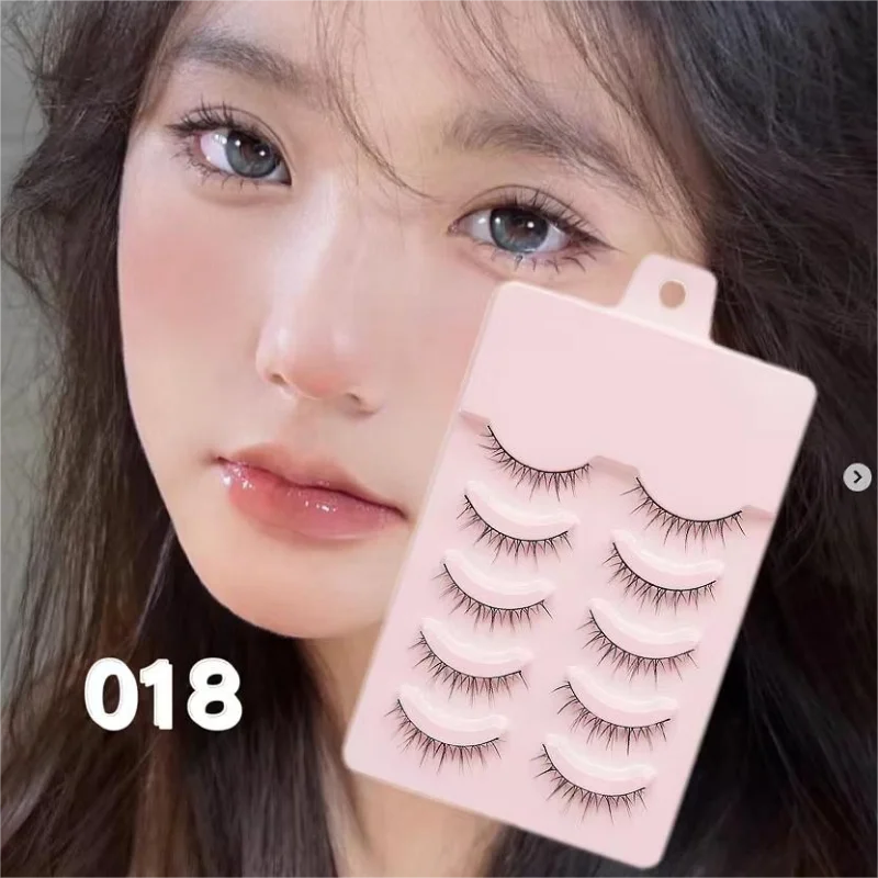 Natural 5 Pairs Professional Makeup Lashes Wispy False Eyelashes Korean Style Free shipping Cosplay Soft New Manga Beauty