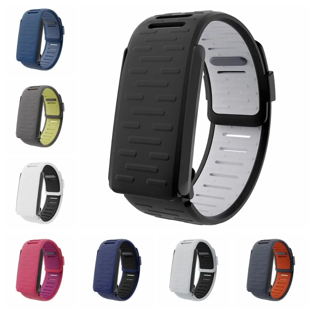 실리콘 피트니스 트래커 밴드 소프트 조절 교체 스트랩 여성 남성을위한 Whoop 4.0 용 통기성 스포츠 팔찌