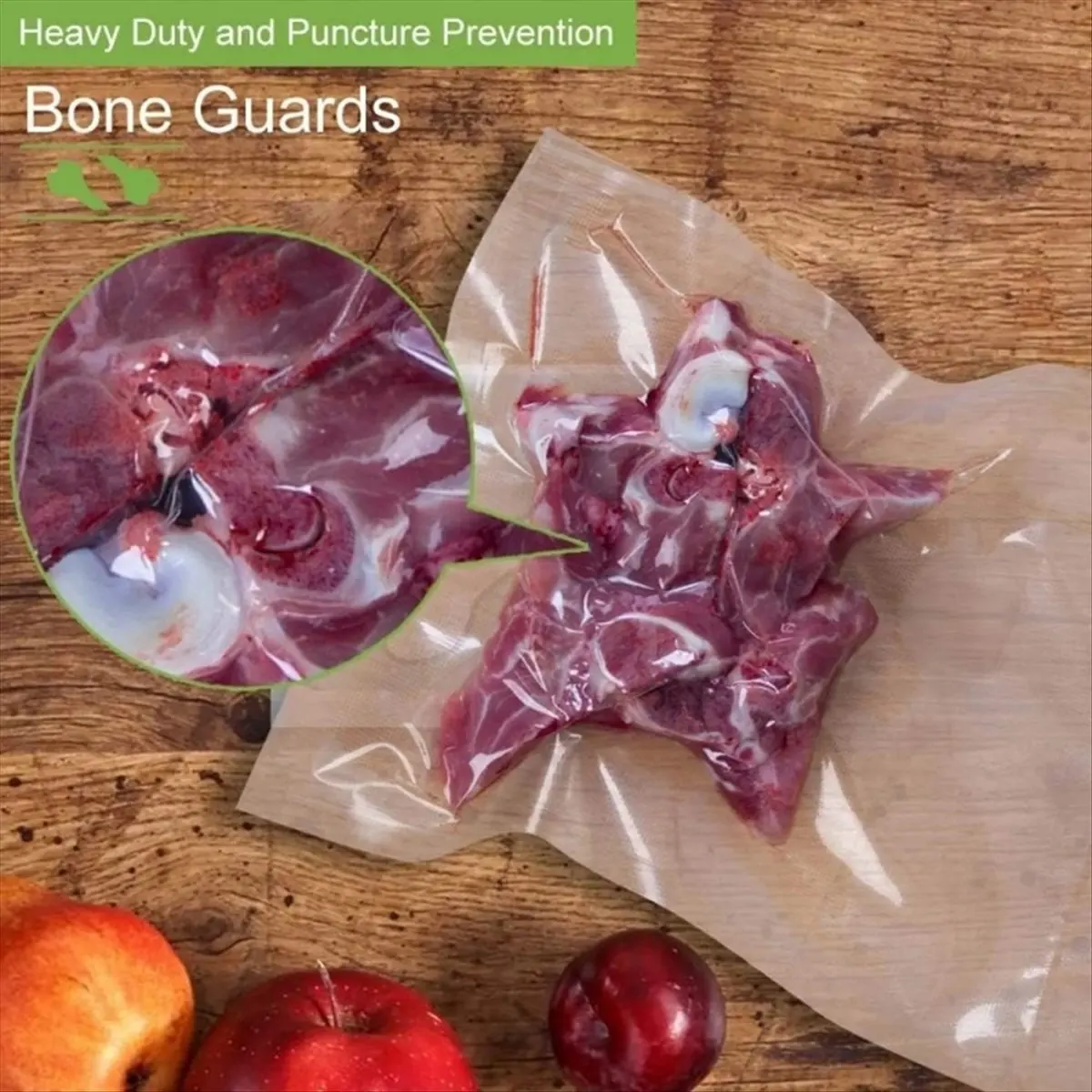 [N84R] 100Pcs Kitchen Vacuum Bags for Food Vacuum Sealer Packing Machine Food Storage Bag No- Kitchen Accessories,10x15cm