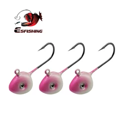 Anzuelos Jig Head ESFISHING – para vinilo de pesca deportiva