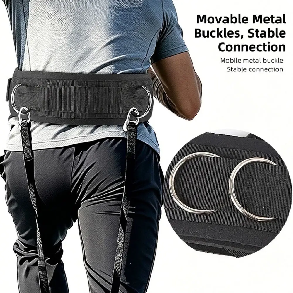 Adjustable Weightlifting Belt Neoprene Padding Multi-purpose Fitness Belt Weightlifting Support Muscle Workout Belt