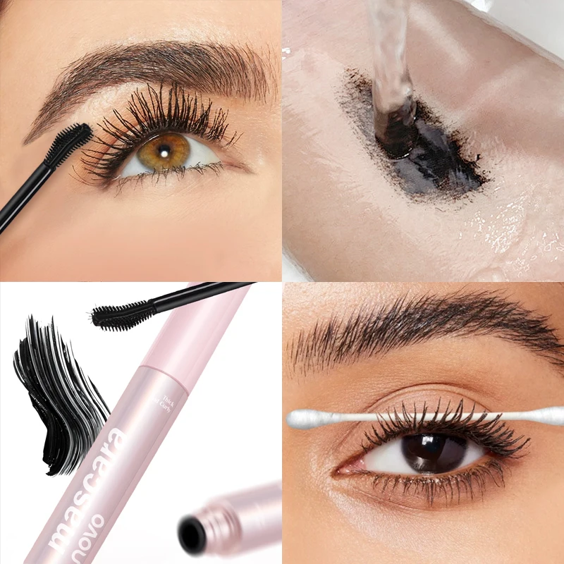 Waterproof Mascara, Rich In Vitamin E, Thickening And Lengthening Smudge Proof, Fast Drying, Non-Caking