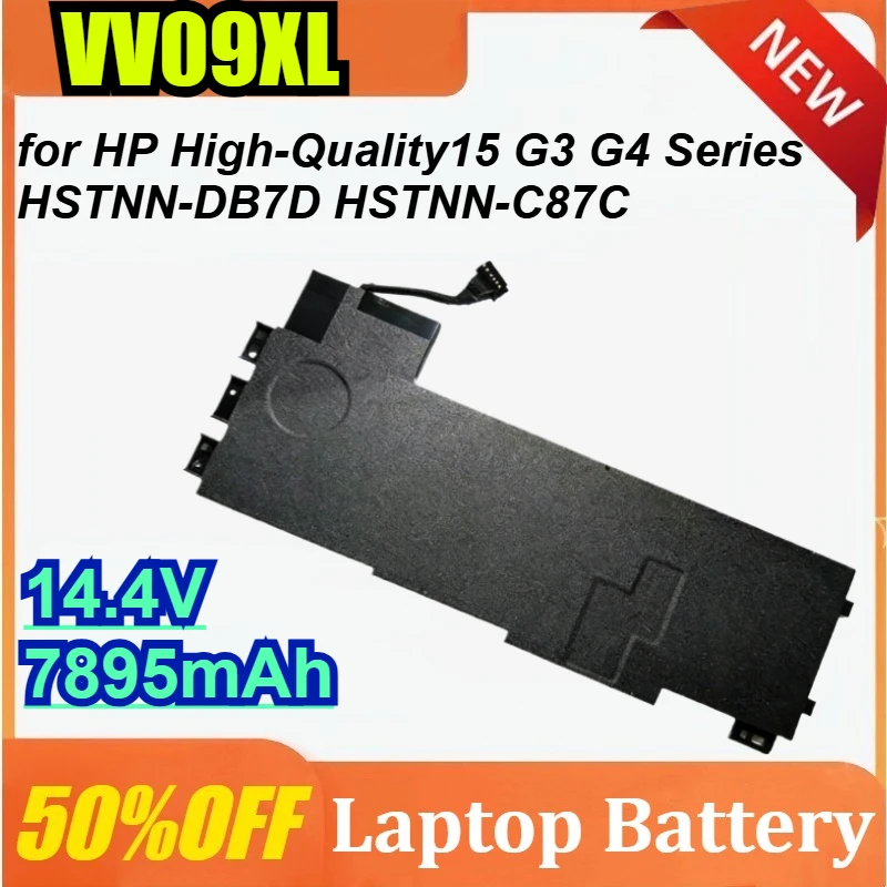 

VV09XL for HP 15 G3 G4 Series HSTNN-DB7D HSTNN-C87C 808398-2C2 808398-2C1 808452-005 14.4V 7895mAh 90Wh Laptop Battery
