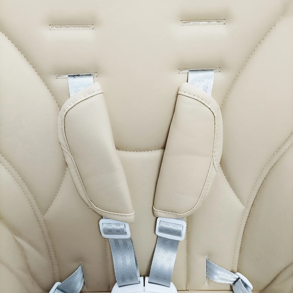 Hochstuhl-Sitzkissen für Peg Perego Siesta Prima Pappa Zero3 Esszimmerstuhl mit Gurt Schulter Schritt PAD Babyzubehör – Detail 5
