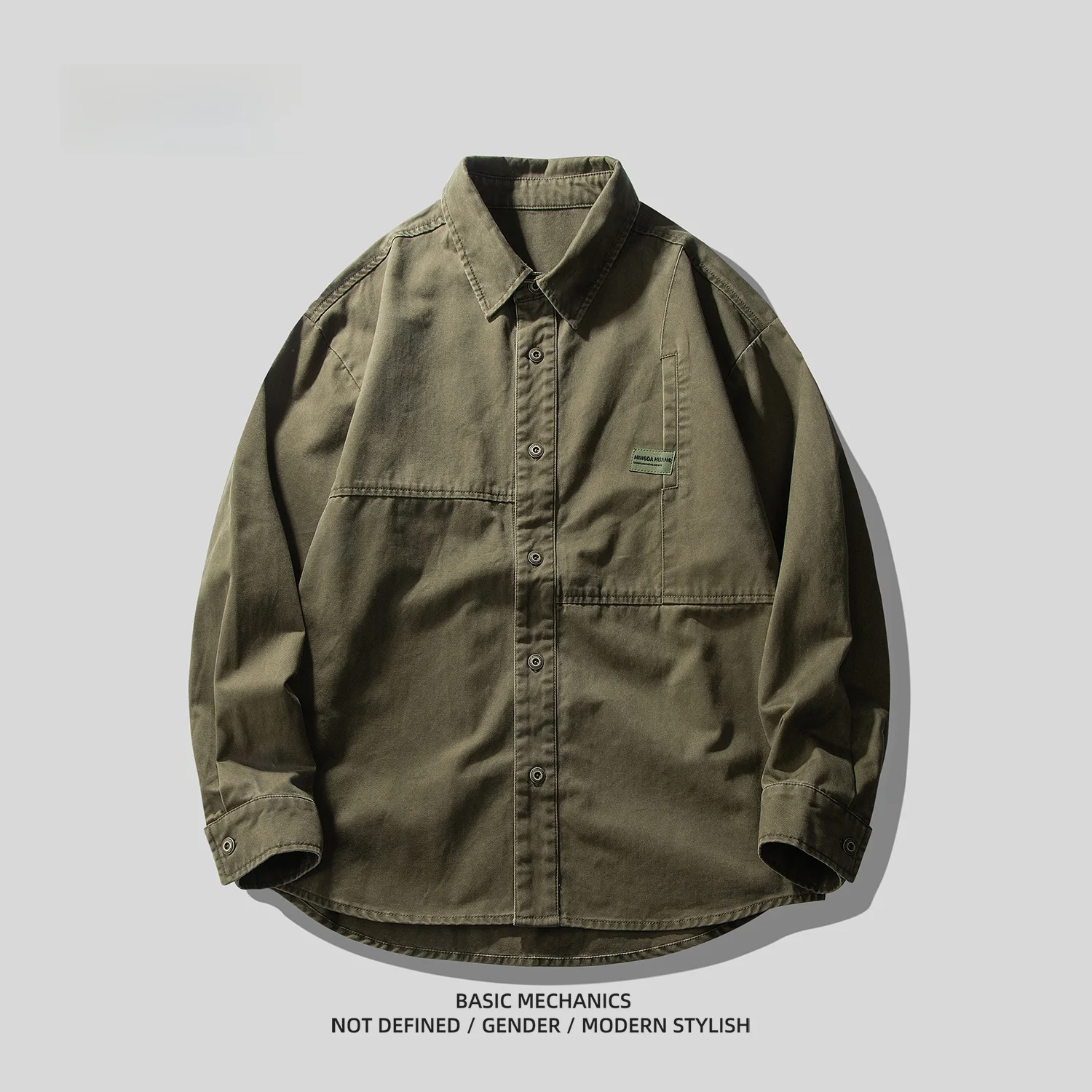 

Ретро-куртка из хлопка в стиле милитари, мужская повседневная верхняя одежда, осенняя одежда, рабочая одежда в японском стиле, пальто в американском стиле