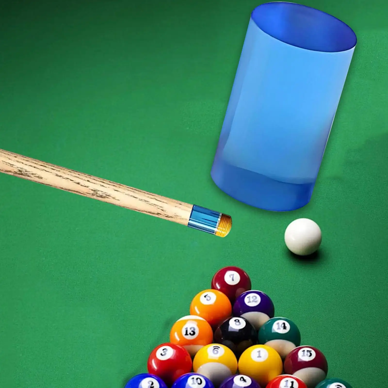 Billiard Cue Accessory Acrylic Ferrule Tube Unfinished Customizable Repair Part for Pool Cue Fixing