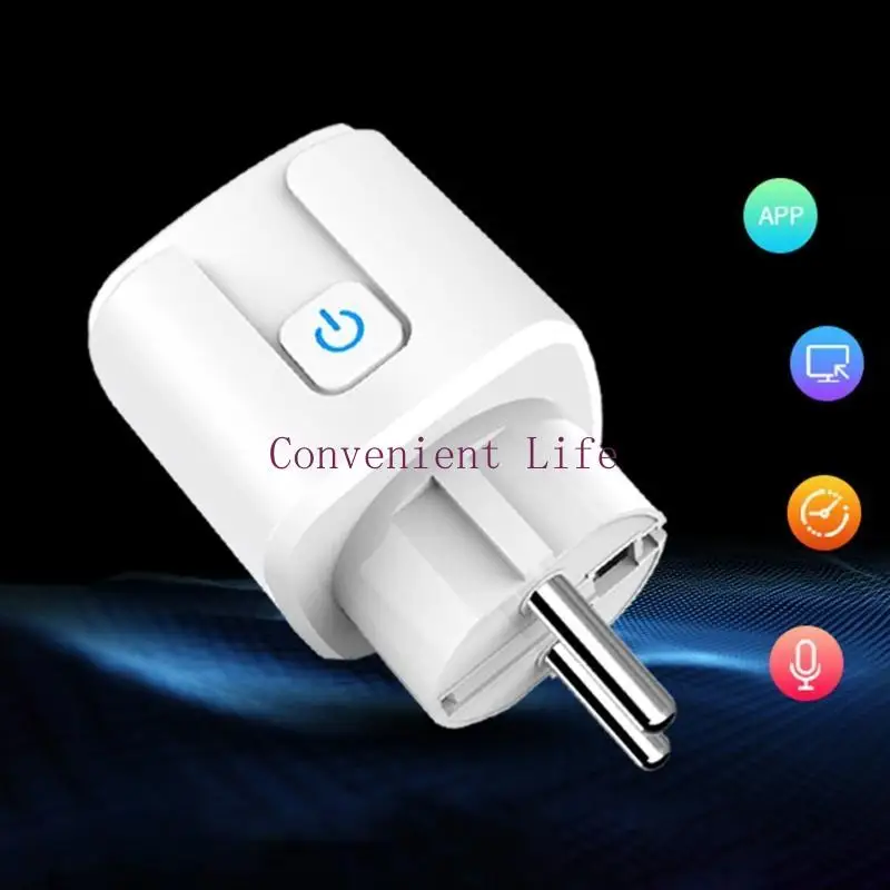 L1EE Tuya Wifi for Smart Socket EU 16A 20A Alexa Voice Remote Timer Plug for Smart Home Via for Smart Life Real-time Power Mo