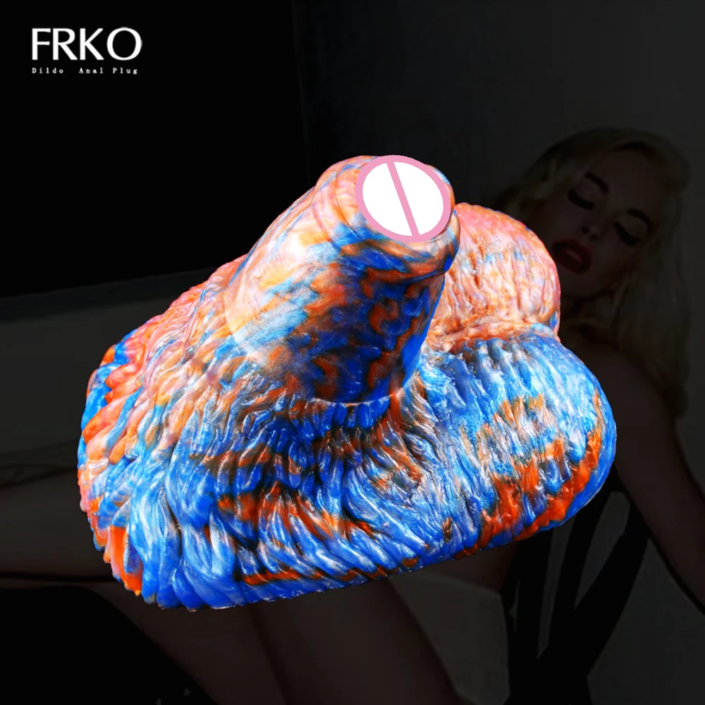 

FRKO Soft Silicone Sex Grinder Toys Mini Dildo Real Penis Cock Masturbators G-Spot Stimulation Female Anal Adult Supplies Women