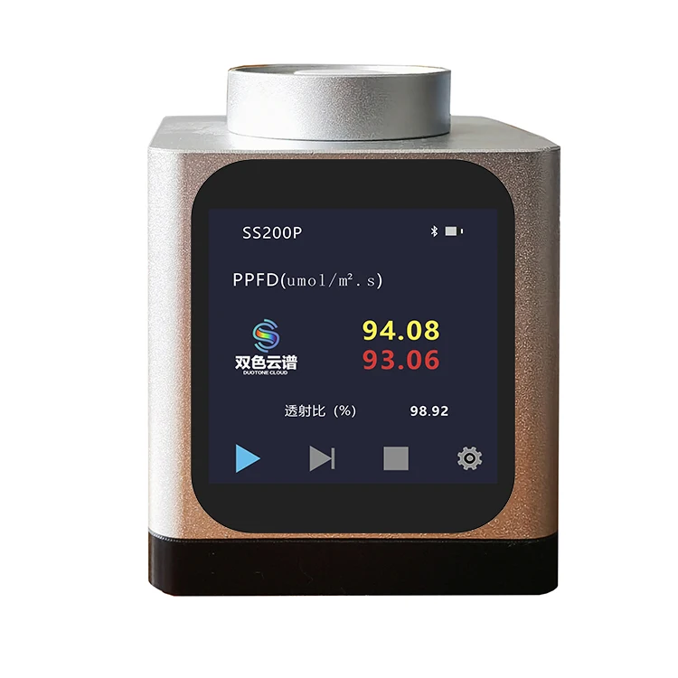 

Low Price SS200P PPFD Par meter Wireless Plant light quantum meter umol/m2/s Tester