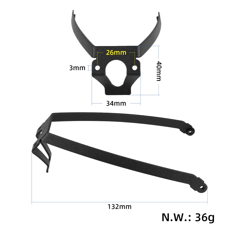 

Rear Fender Support for Xiaomi Mi 3 Electric Scooter Rear Wheel Mudguard Bracket with Screws Scooter Parts