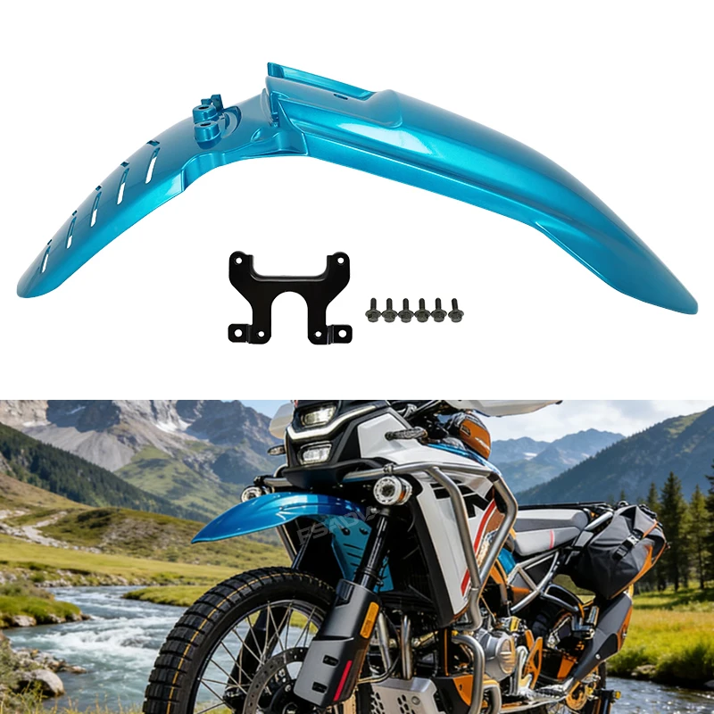 

Fit For CFMOTO 450-MT Motorcycle Mud Splash Guard Fairing High 450MT 450 MT 2024 2025 Front Wheel Hugger Fender Mudguard