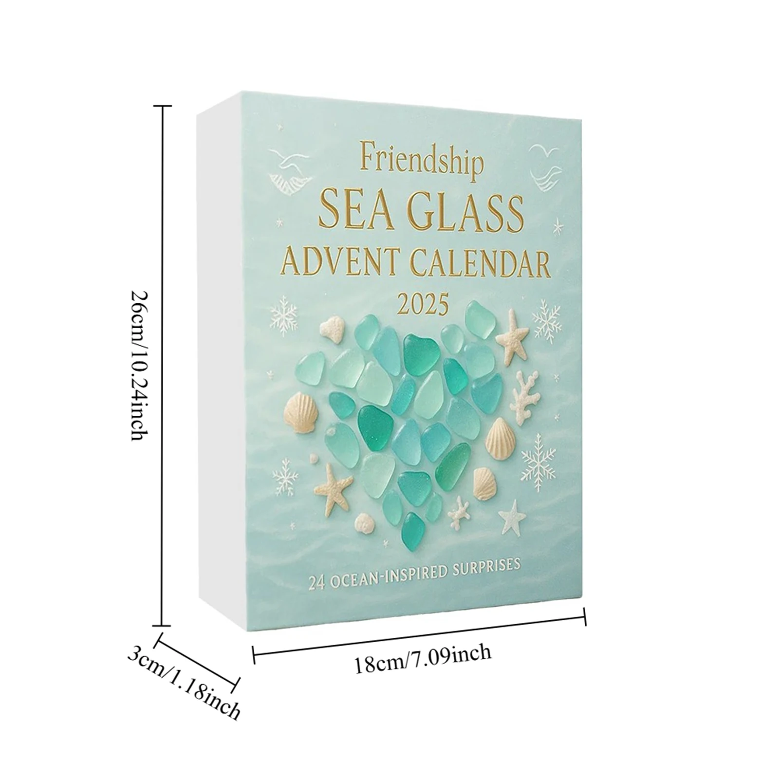 مؤقت رقمي كبير تجريب 2D الصداقة زجاج البحر تقويم القدوم 2025 24 يوما عيد الميلاد العد التنازلي التقويم ساعة للأطفال #3