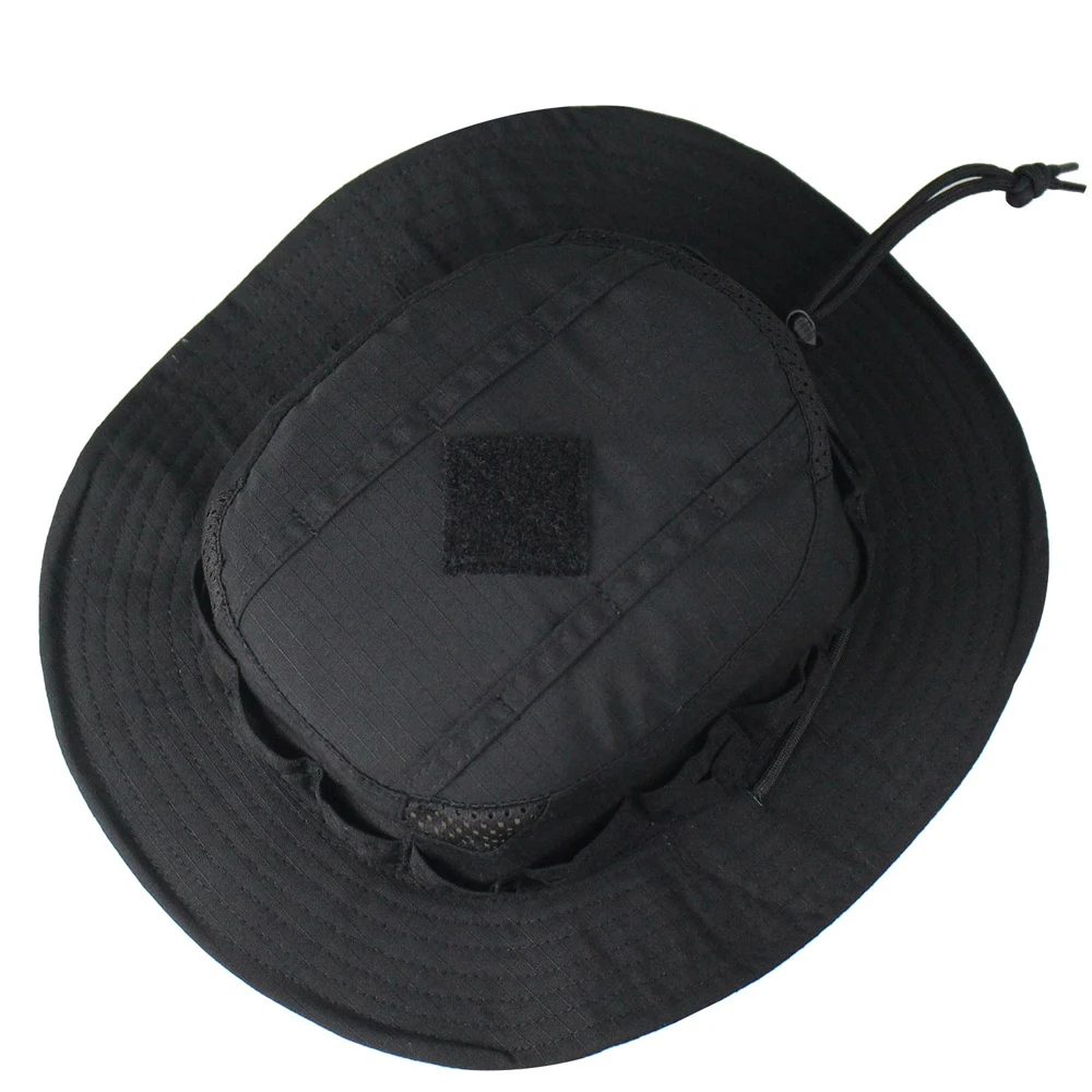 New Tactical Boonie Cap Wide Brim Hat Men Outdoor Sports Fishing Hiking Hunting Sunshade Hat Foldable Soft Hat