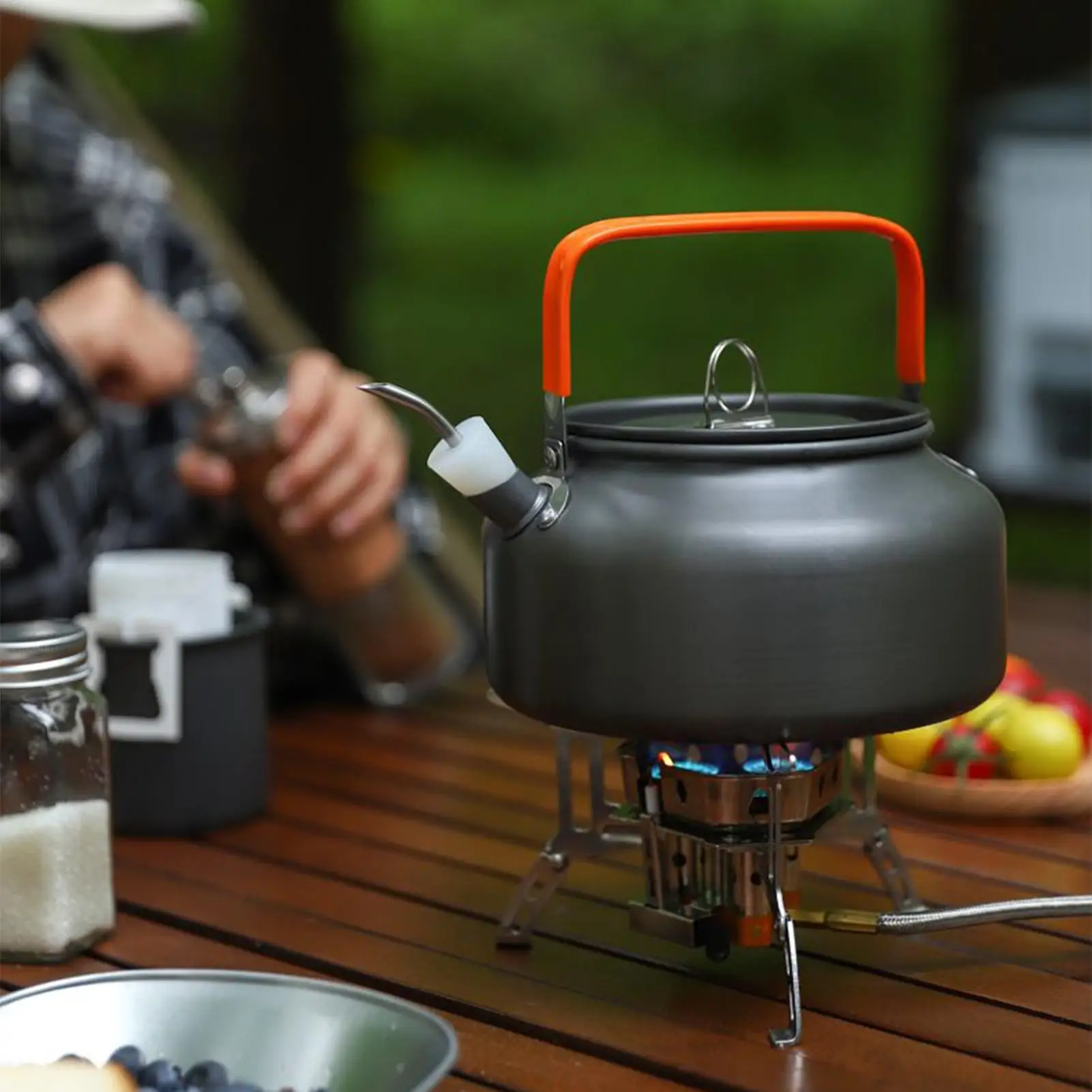 

Camp Stove Foldable Burner With Canister Adapter For Outdoor Camping 2800W Foldable Outdoor Kitchen Equipment For Tailgate