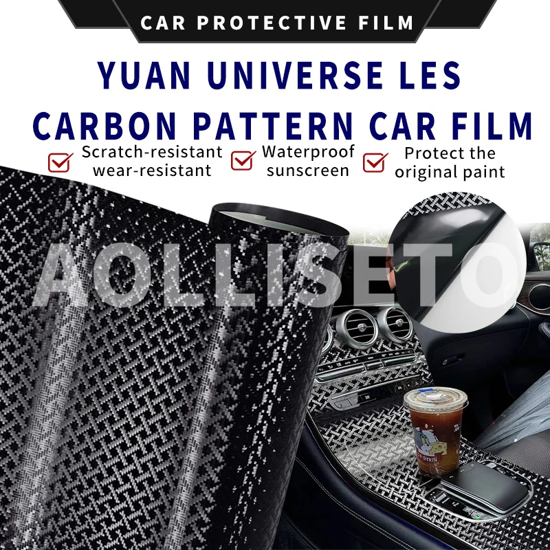 

Car Stickers on Motorcycle Vinyl Wrap Matt Yuan Universe Les Carbon Pattern Forged Carbon Fiber Black Matte Film Wrapping Tuning