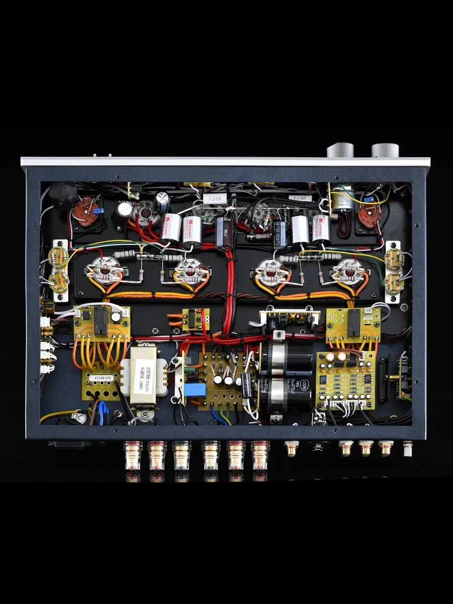 MUZISHARE X7 Новый двухтактный ламповый усилитель KT88 Сбалансированный ламповый усилитель GZ34 Самый продаваемый с фонокорректом и пультом дистанционного управления