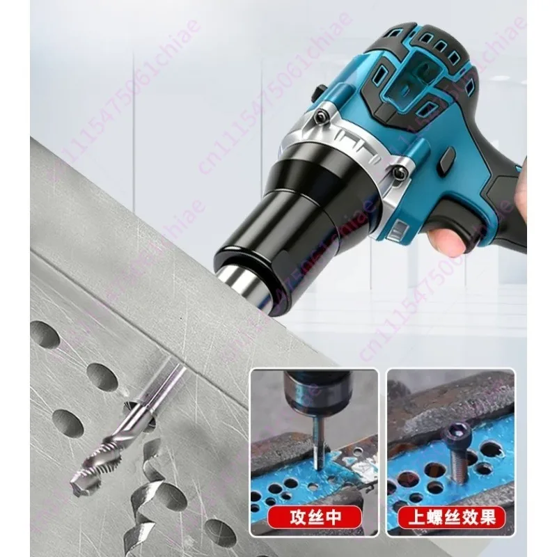 Hans Handheld Electric Tapping Machine Lithium Battery Tapping Machine Brushless Hand Drill Tap Special Electric Screwdriver