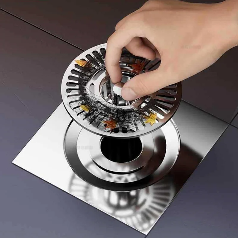 Magnetic Self Closing Odor and Insect Proof Floor Drain Core Deodorant No Smell  Toilet Sewer Shower Drain Bathroom Accessories