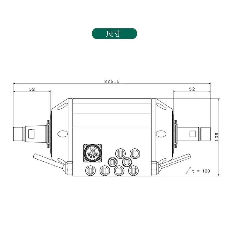 特別な車のへこみ除去リレー,3000W,ダブルヘッドモーター,50100,ac-duo