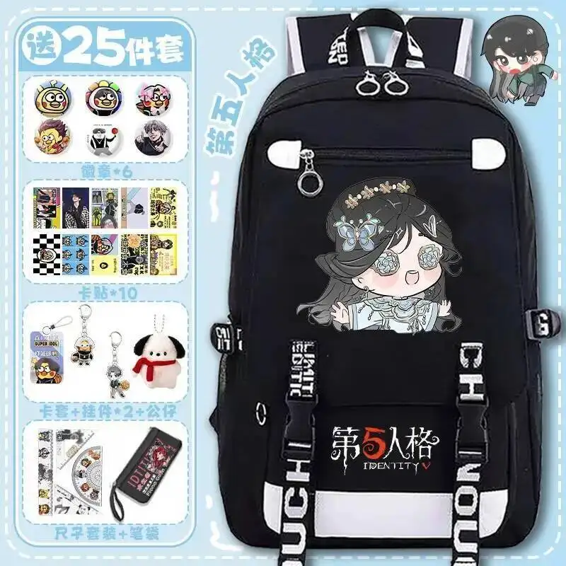 

Anime Game 2025 Identity Ⅴ Cos Seer Antiquarian Geisha Psychologist Comedian Etc. Unisex Portable Storage Backpack Present