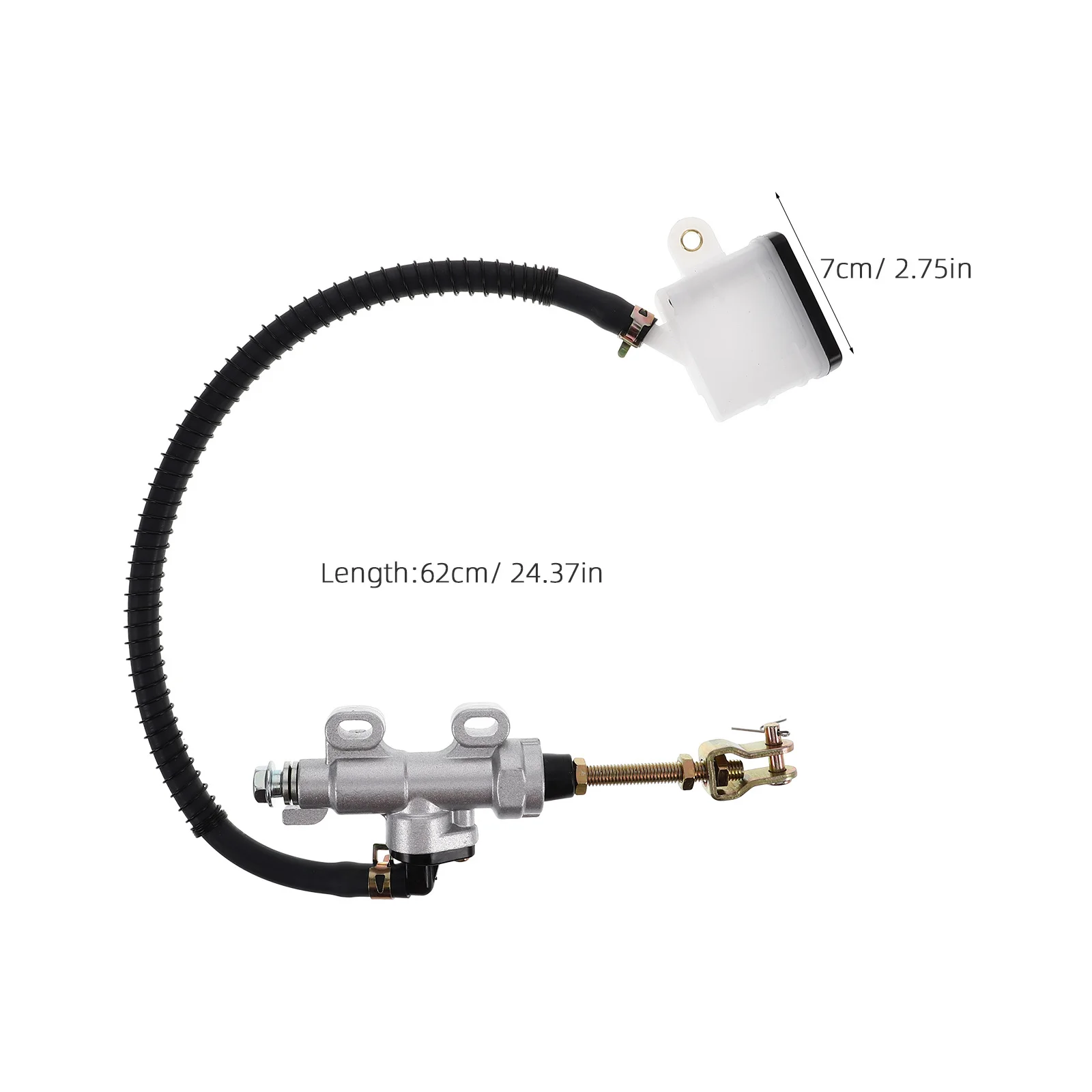 油圧式リアブレーキマスターシリンダーオイルカップポンプATVダートバイクゴーカートオートバイリアブレーキポンプオートバイ油圧シリンダー