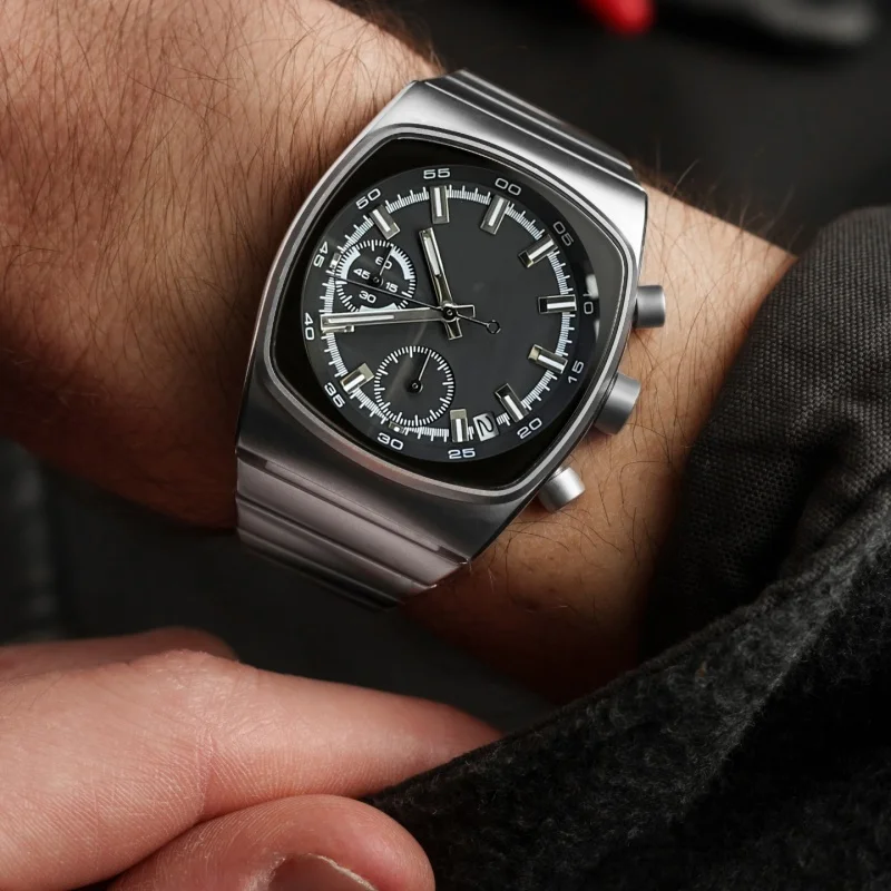 CILOA สแควร์กีฬานาฬิกาผู้ชายคุณภาพสูงของขวัญหรูหราแนวโน้มแฟชั่น 2025 ใหม่สแตนเลสนาฬิกาควอทซ์กันน้ํา