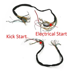 Motorcycle Electrical Wiring Harness Wire Cable For Jialing Honda Dayang Lifan JH70 CD70 C70 JL70 70cc Kick/Electrical Starter