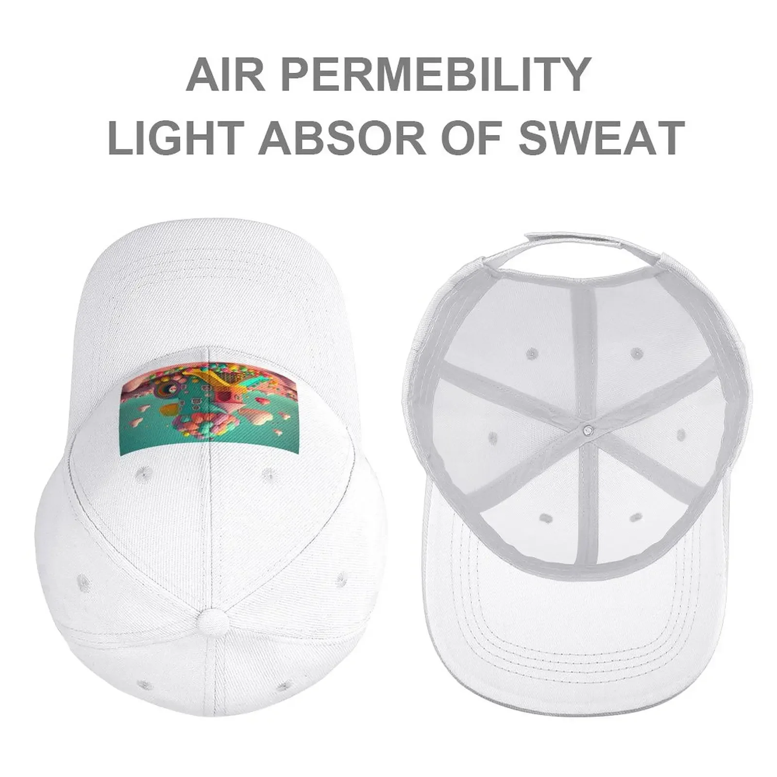 Candyland Baseballpet Golfkleding Strandheren Golfkleding Dames