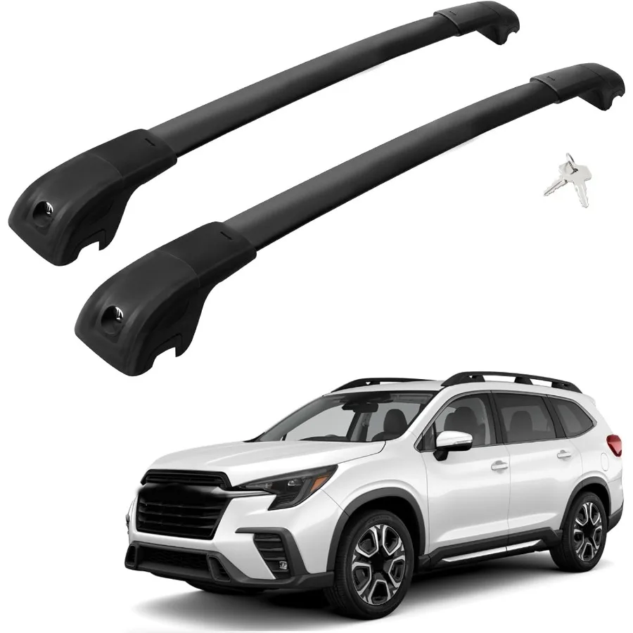 

Car Roof Rack Cross Bars Compatible with 20192024 Subaru Ascent for Raised Side Rails Aluminum Lockable Roof Cross Bars for Kay