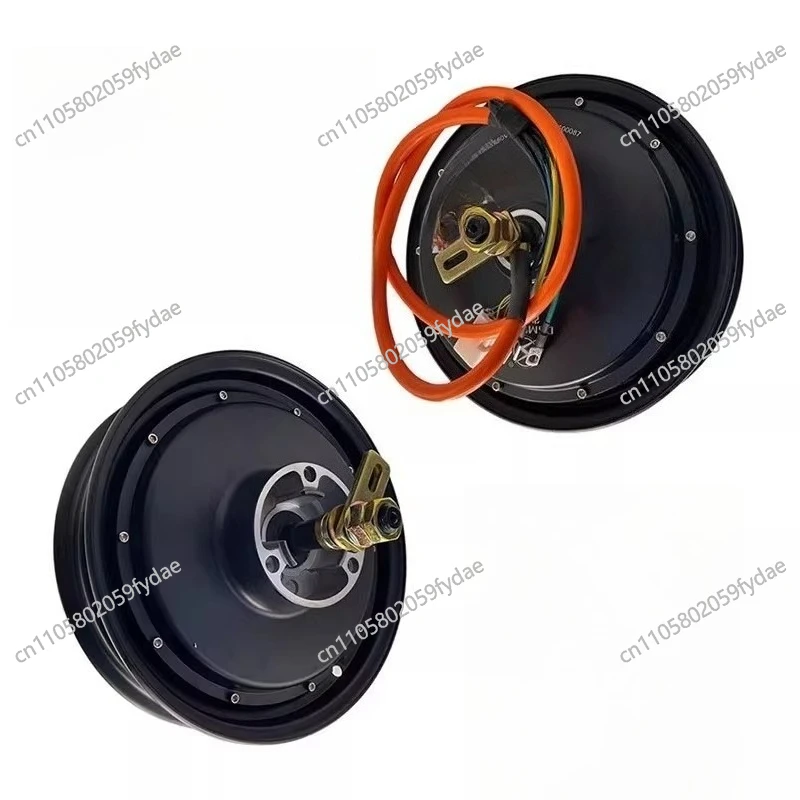 12-Inch light plate 2000W35H disc brake 16-axis double hall 48-96V electric vehicle motor