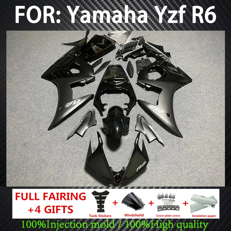 

Motorcycle Fairings Kit Fit For Yzf R6 2004 2005 Bodywork Set R6 04 05 High Quality ABS Injection New Black White