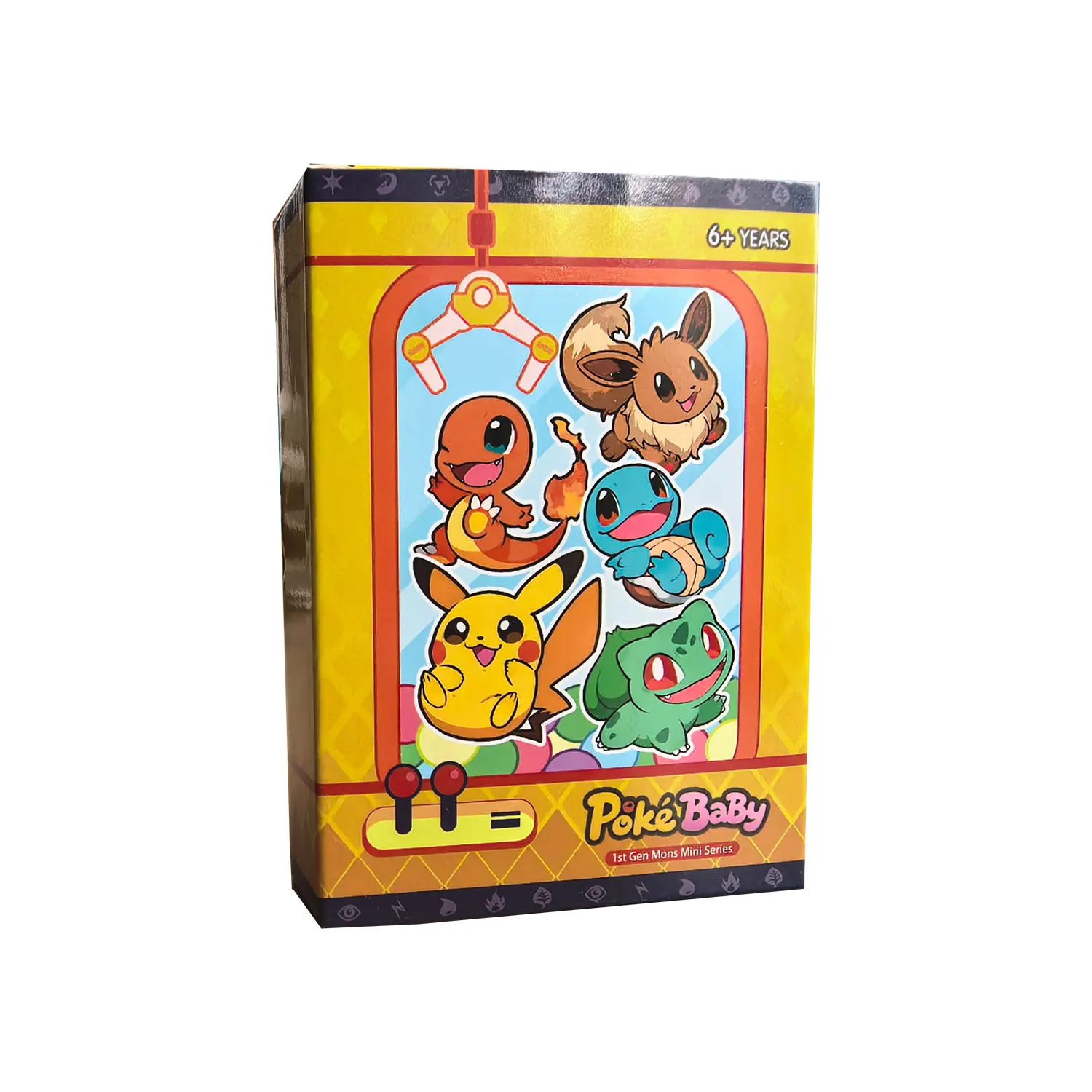 60 قطعة لامعة في صندوق أعمى بطاقات PokeBaby اللطيفة للأطفال مجموعة جميلة كلاسيكية Q151 Pokedex Ver.1996 بطاقة ثلاثية الأبعاد ذاتية الصنع