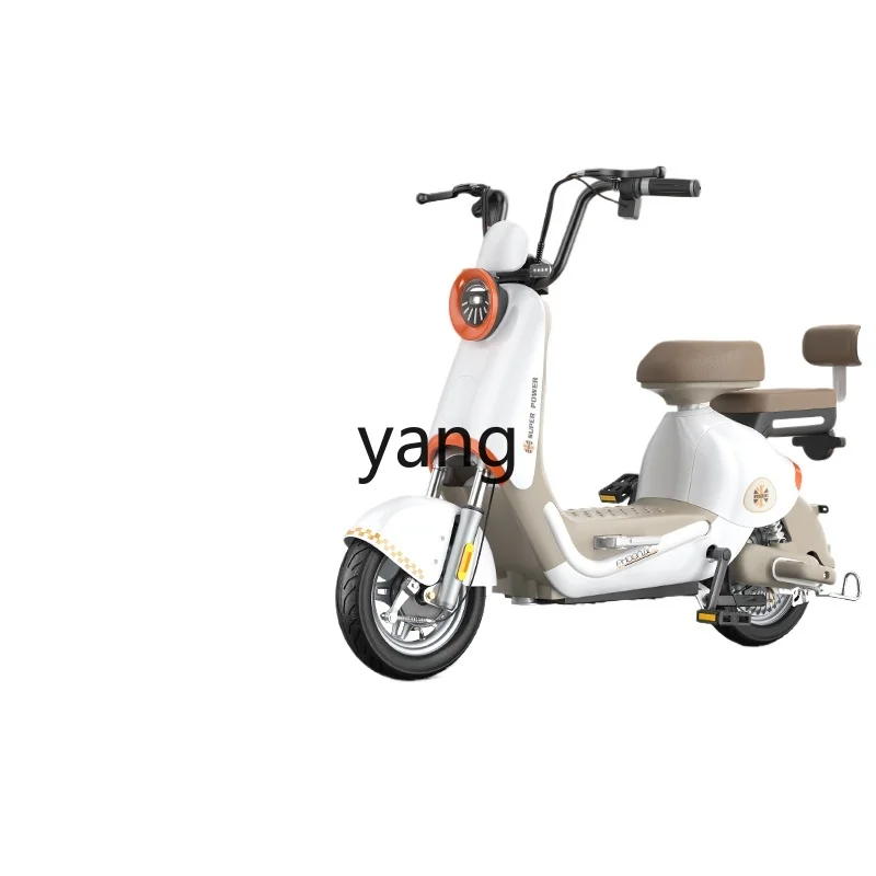 

Yjq battery car small girl retro transportation electric bicycle
