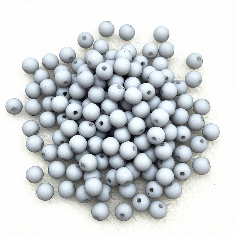 New 4mm/6mm/8mm Round Acrylic Matte Beads Loose Spacer Beads for Jewelry Making DIY Handmade Bracelets Accessory