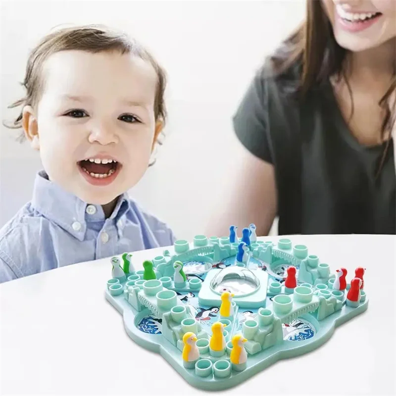 متعددة اللاعبين البطريق تحلق الشطرنج ألعاب الطاولة أصدقاء الأسرة المنافسة التفاعلية Umping الشطرنج النرد ألعاب الطاولة اللعب