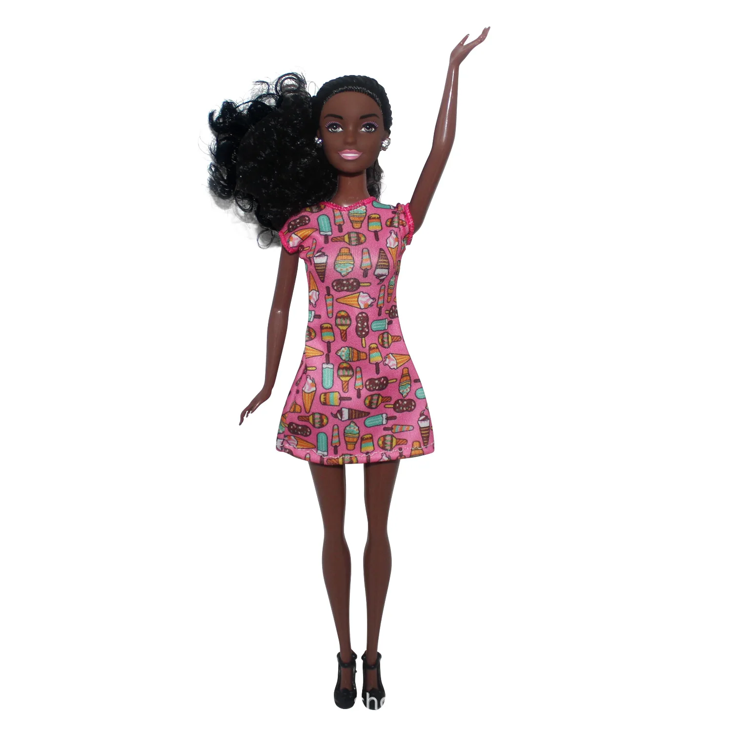 1/6 30cm bonito moda africano preto princesa boneca conjunta móvel bjd pele preta boneca africana meninas jogar casa brinquedos presentes de aniversário