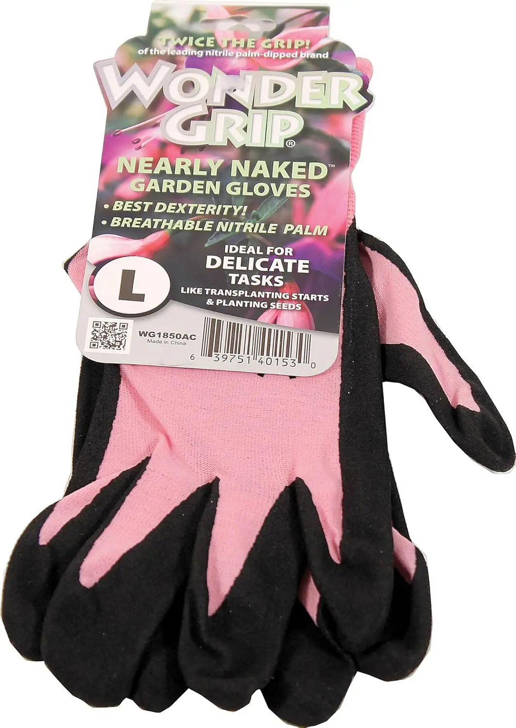 

Ultra-Thin Nitrile Work Gloves, Large, Breathable & Dexterous, 2X Grip