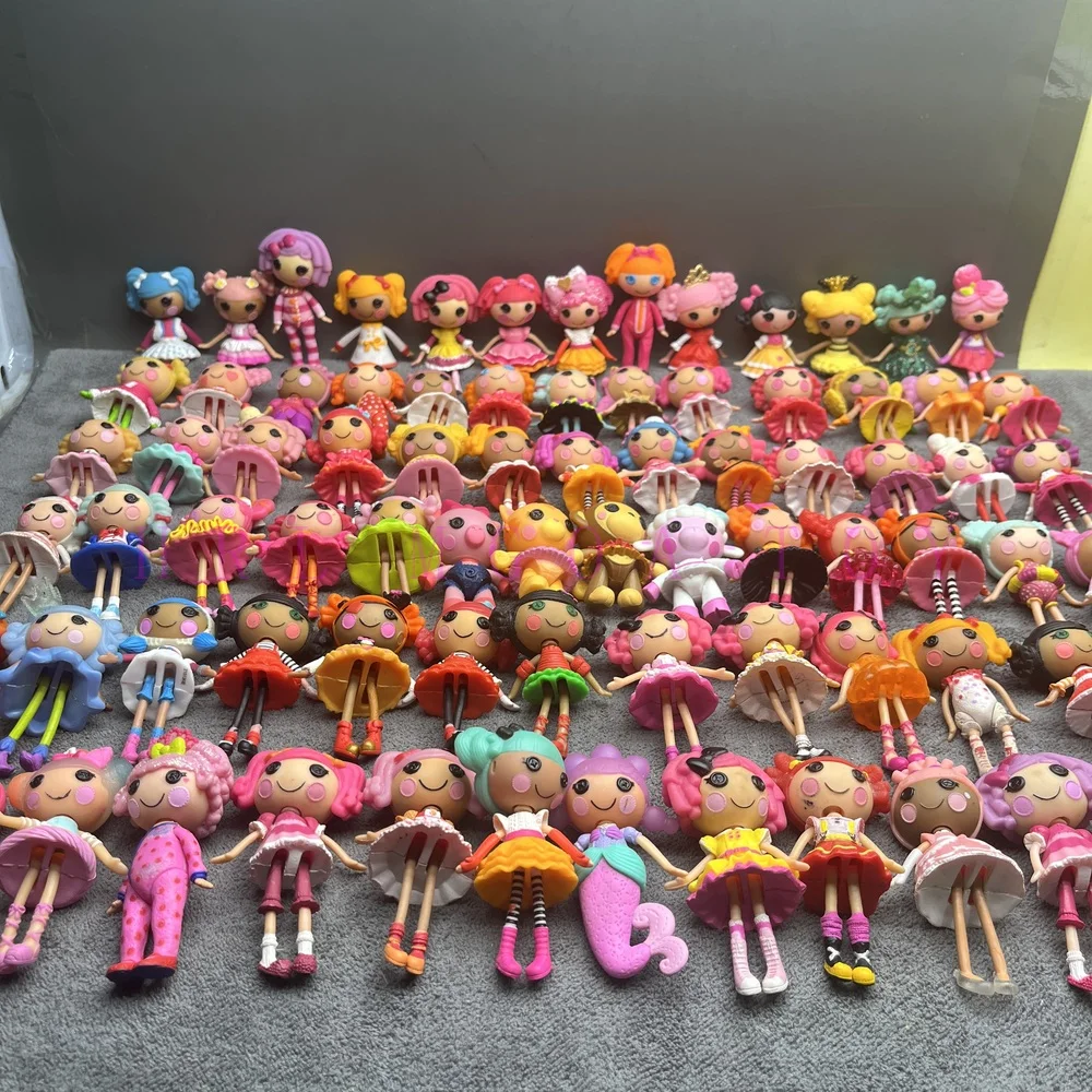 Lalaloopsy 여아용 PVC 인형, 여아용 휴일 선물 컬렉션, PVC 장난감, 8-10cm 정품 선택 가능