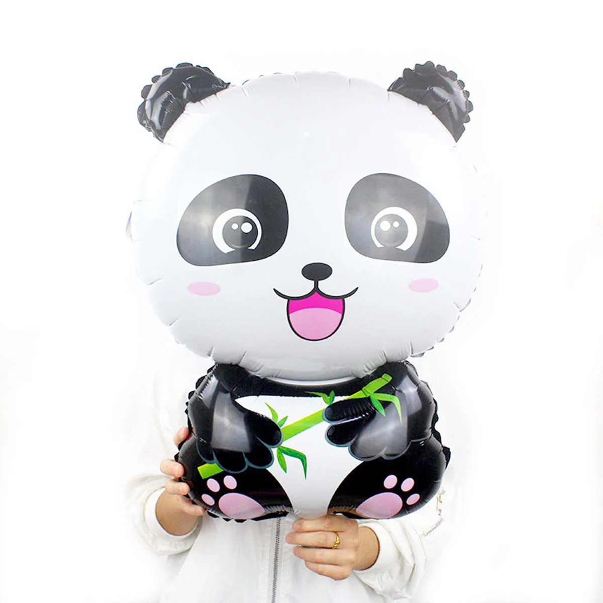 3 Pcs Happy Atmosphere Balloon Party Balloons Aluminum Foil Animal Decor Birthday Panda Convenient Inflation Deflation Glossy