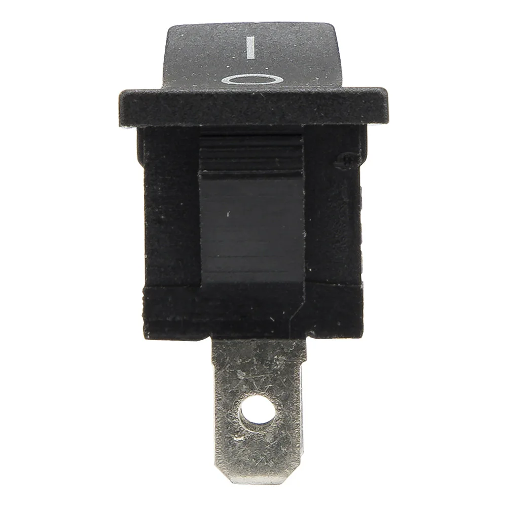 10 pçs/lote KCD1-101 alta qualidade perfurar 19x13mm 2 pinos on-off barco interruptor de balancim interruptor de alimentação