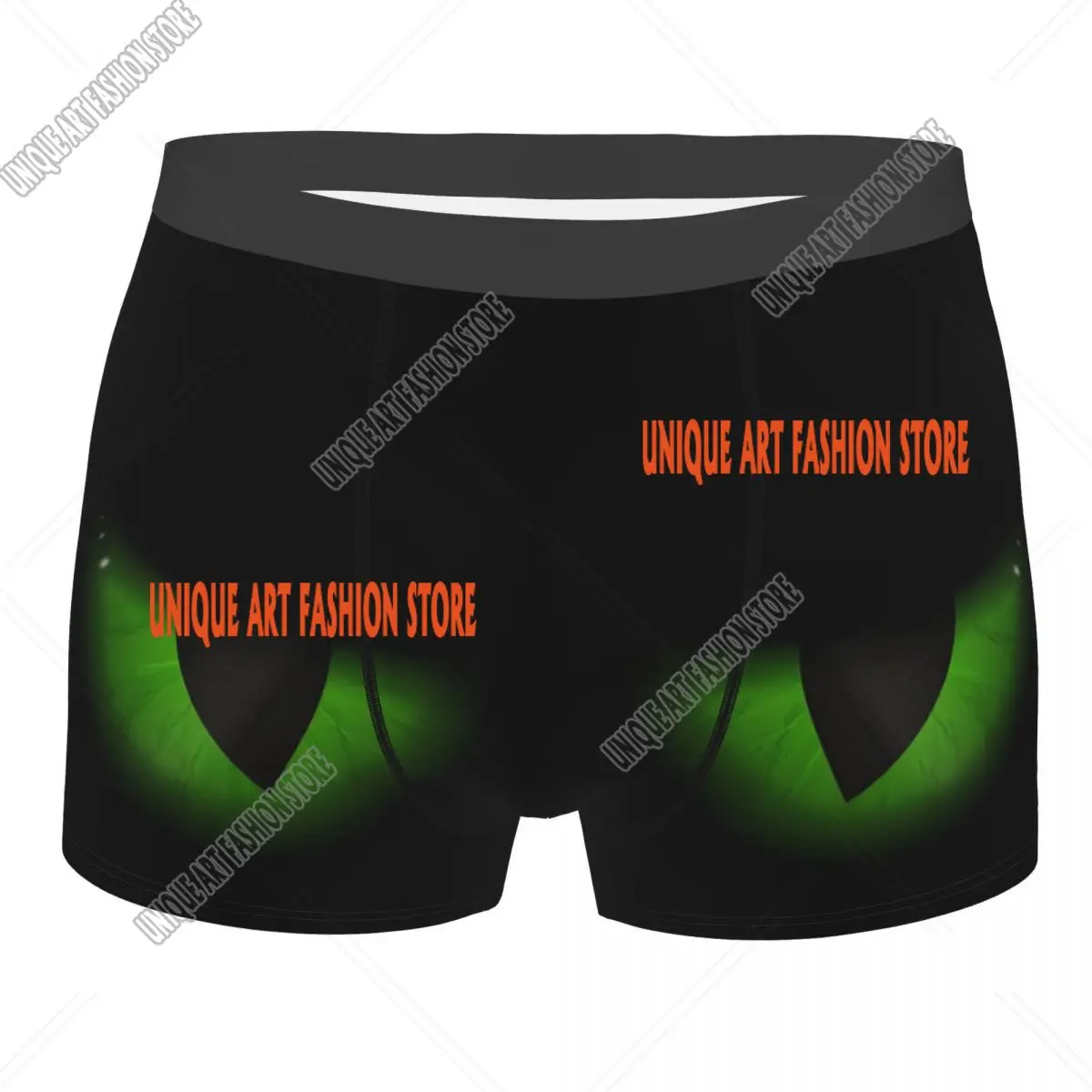 Custom Novelty Spooky Eyes Boxers Shorts Panties Male Underpants Comfortable Halloween Party Hollow Briefs Underwear