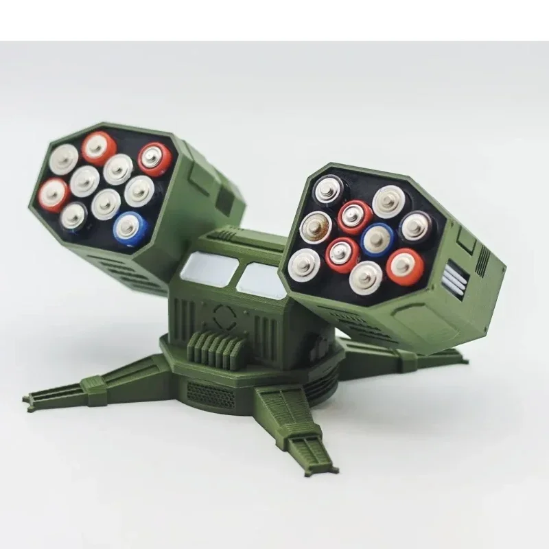 

Air defense missile launcher AA battery storage box storage gun body 360 rotation No. 5 No. 7 military decompression