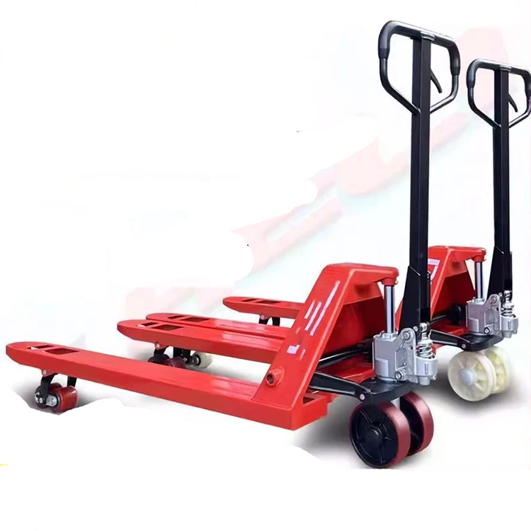 2026 new manual pallet truck, 3-ton pallet truck with nylon wheels, hydraulic forklift, manual pallet truck