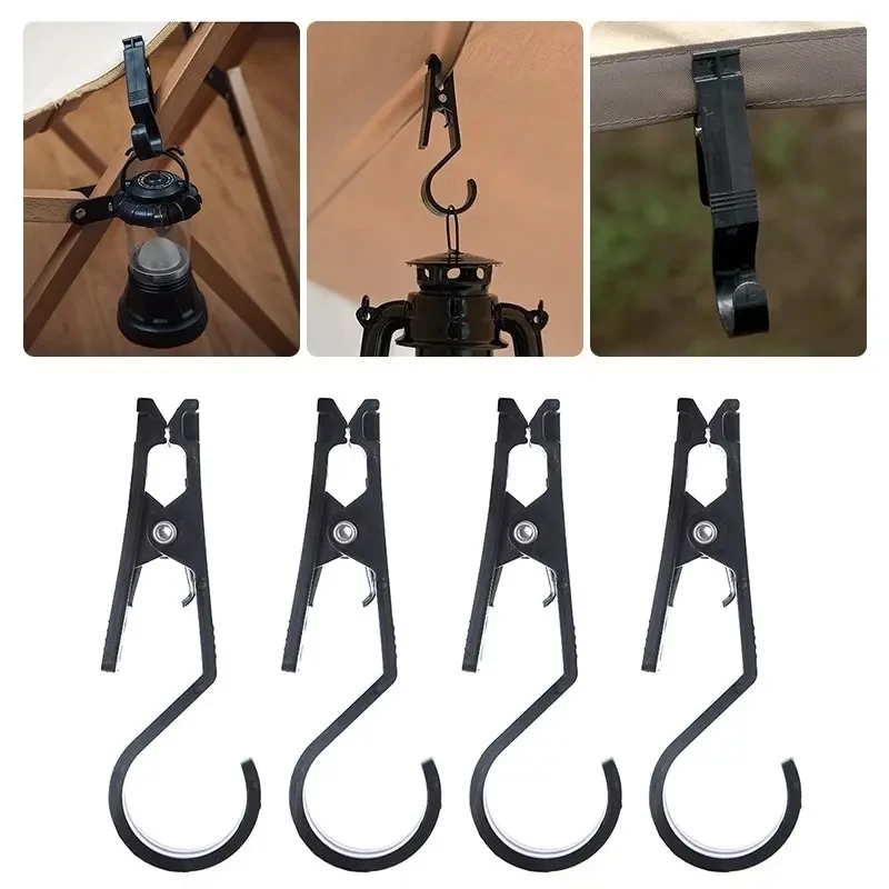 Tragbarer Outdoor-Zeltclip - Multifunktionale Haken für Camping und Reisen, Zeltzubehör, Zelthaken, Campingzubehör – Detail 1