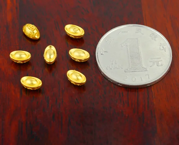 إكسسوارات مجوهرات من الذهب الحقيقي عيار 18 قيراط من الذهب يوان باو au750 #3